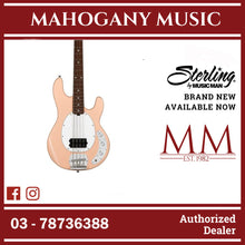 Sterling RAY4-PBP-J1 StingRay Ray4 Series Electric Bass, Pueblo Pink