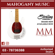 Sterling RAY25CA-OWH StingRay Ray25CA Series 5 String Electric Bass Guitar, Olympic White