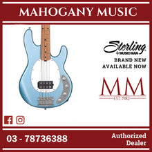 Sterling RAY34M2-FSV StingRay Ray34 Series Electric Bass, Firemist Silver