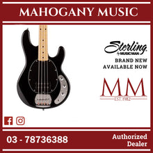 Sterling RAY4-BK StingRay Ray4 Sub Series Electric Bass, Black
