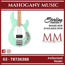 Sterling RAY4-MG StingRay Ray4 Sub Series Electric Bass, Mint Green