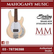 Sterling RAY4-VC-J1 StingRay Ray4 Series Electric Bass, Vintage Cream