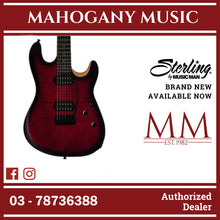 Sterling ST-RABEA-BFB-E2 Electric Guitar, Blood Flame Burst