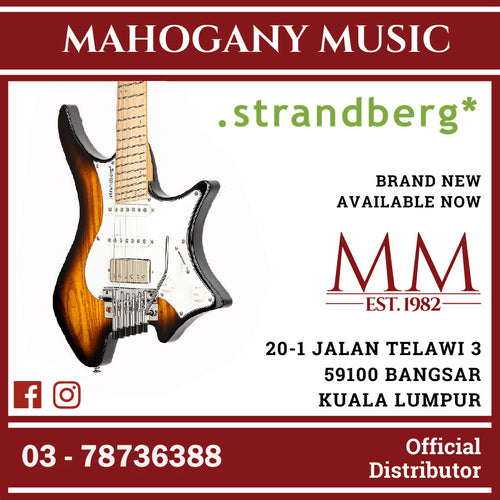 Strandberg Boden Classic 6 Tremolo Deluxe Vintage Tobacco Burst Electric Guitar