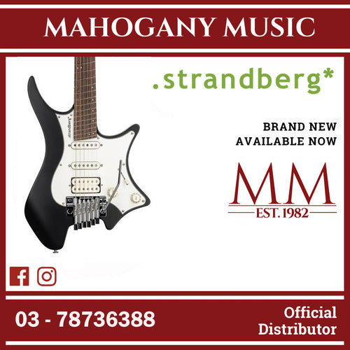 Strandberg Boden Classic NX 6 Tremolo Black Rosewood Electric Guitar