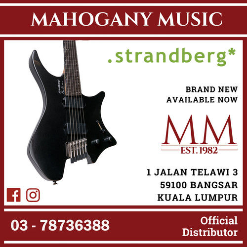 Strandberg Boden Metal 6 Ebony Black Pearl Electric Guitar