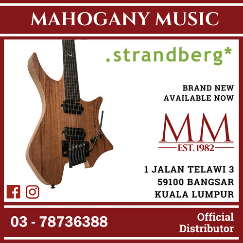 Strandberg Boden Plini Edition Ebony Natural Electric Guitar