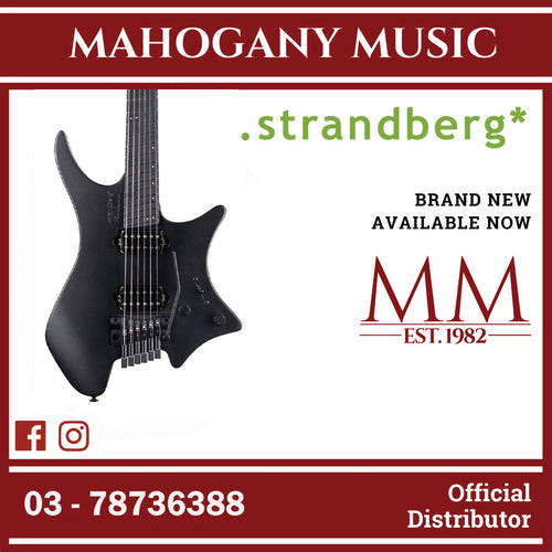 Strandberg Boden Metal NX 6 Tremolo Black Granite Electric Guitar