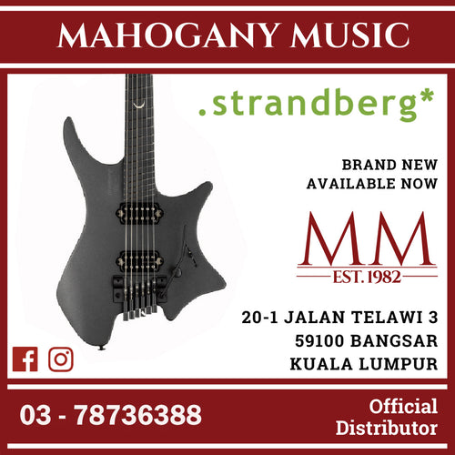 Strandberg Boden Prog 6 Plini Edition Neck-Thru Black Electric Guitar