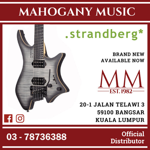 Strandberg Boden Prog NX 6 Charcoal Black Electric Guitar