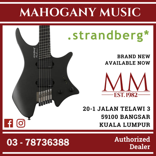 Strandberg Metal 6 Black Pearl Finish Electric Guitar