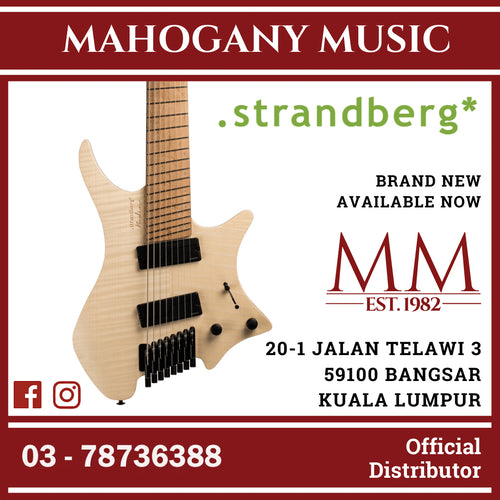 Strandberg Original 8 String Natural Finish Electric Guitar
