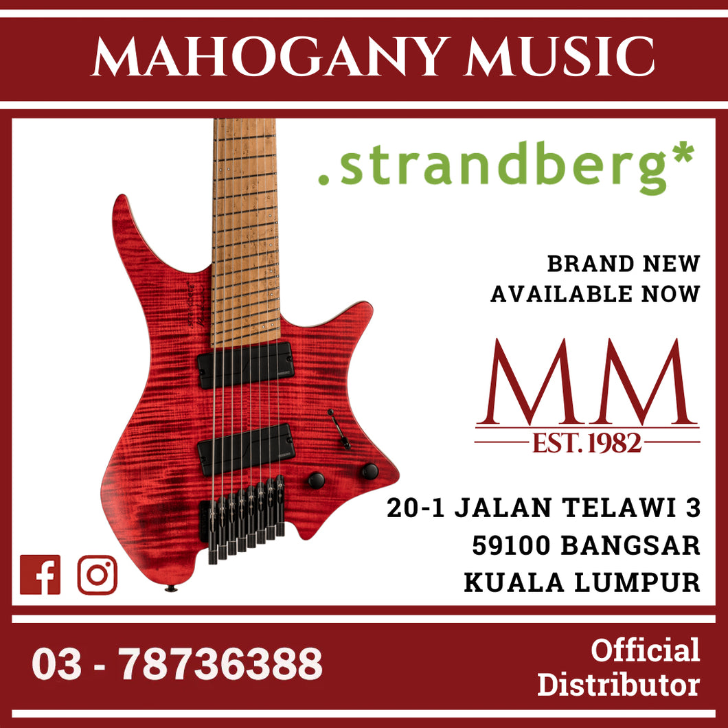 Strandberg Original 8 String Red Electric Guitar