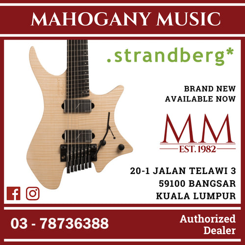Strandberg Prog 7 String Natural Finish Electric Guitar
