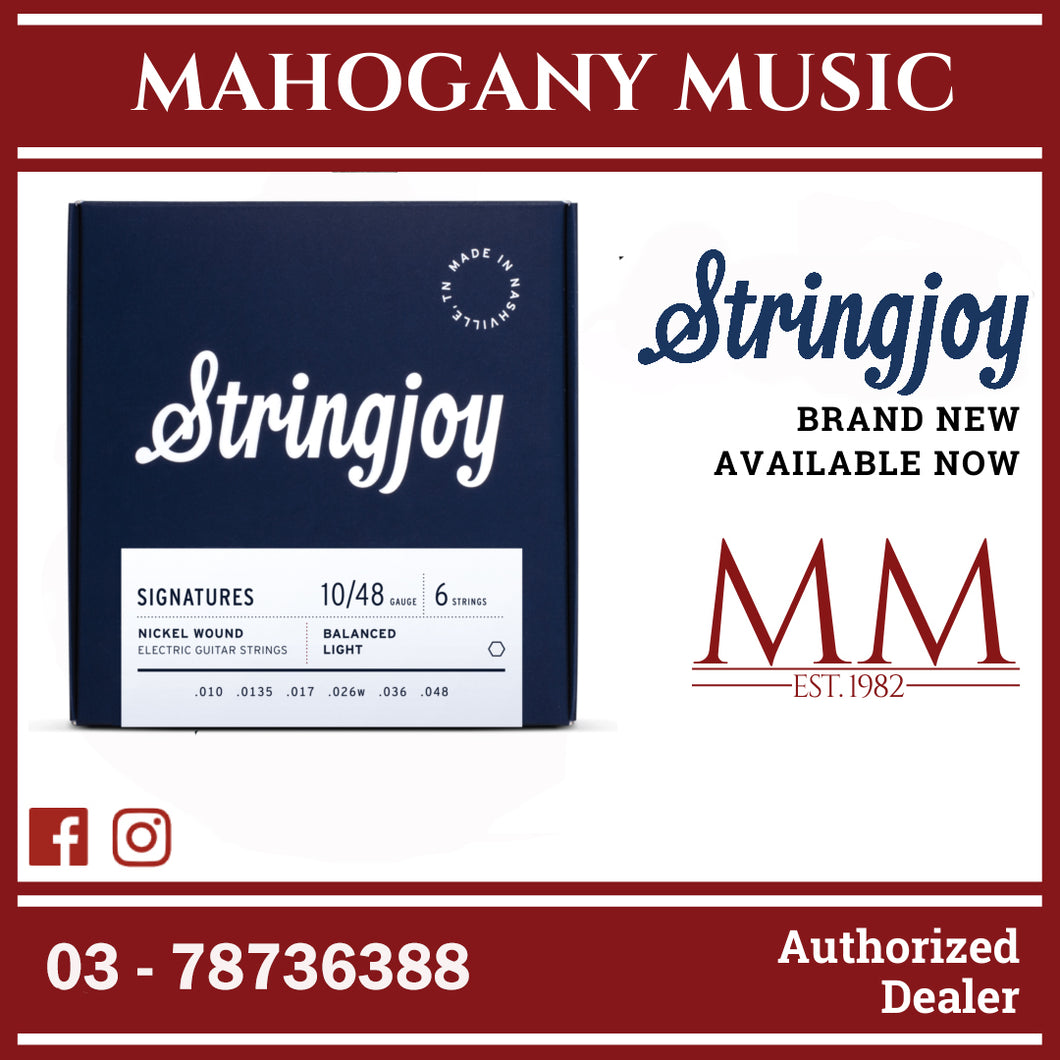 Stringjoy Signatures Electric Guitar Strings - 10/48