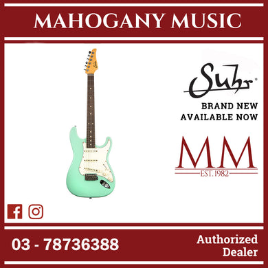 Suhr Classic S Antique Indian Rosewood SSS Electric Guitar, Surf Green