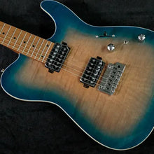 Bacchus TAC24 FMH-RSM/M-N-BL-B Universe Series Roasted Maple Electric Guitar, Natural Blue Burst