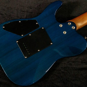 Bacchus TAC24 FMH-RSM/M-N-BL-B Universe Series Roasted Maple Electric Guitar, Natural Blue Burst