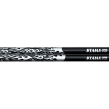 Tama O5B-F-BS Rhythmic Fire Series 5B Japanese Oak Drumsticks, Black Silver
