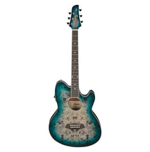 Ibanez TCY10PA-CBS Talman Series Acoustic Guitar, Cosmic Blue Starburst High Gloss