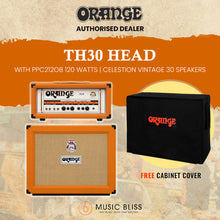 Orange TH30H 30-watt 2-channel Tube Head and PPC212OB Cabinet