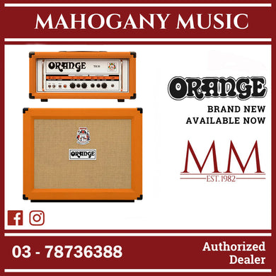 Orange TH30H 30-watt 2-channel Tube Head and PPC212OB Cabinet