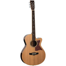 Tanglewood TW45RE Sundance Reserve All Solid Superfolk Acoustic Guitar with Cutaway, Hard Case & Fishman Presys Plus Electronics