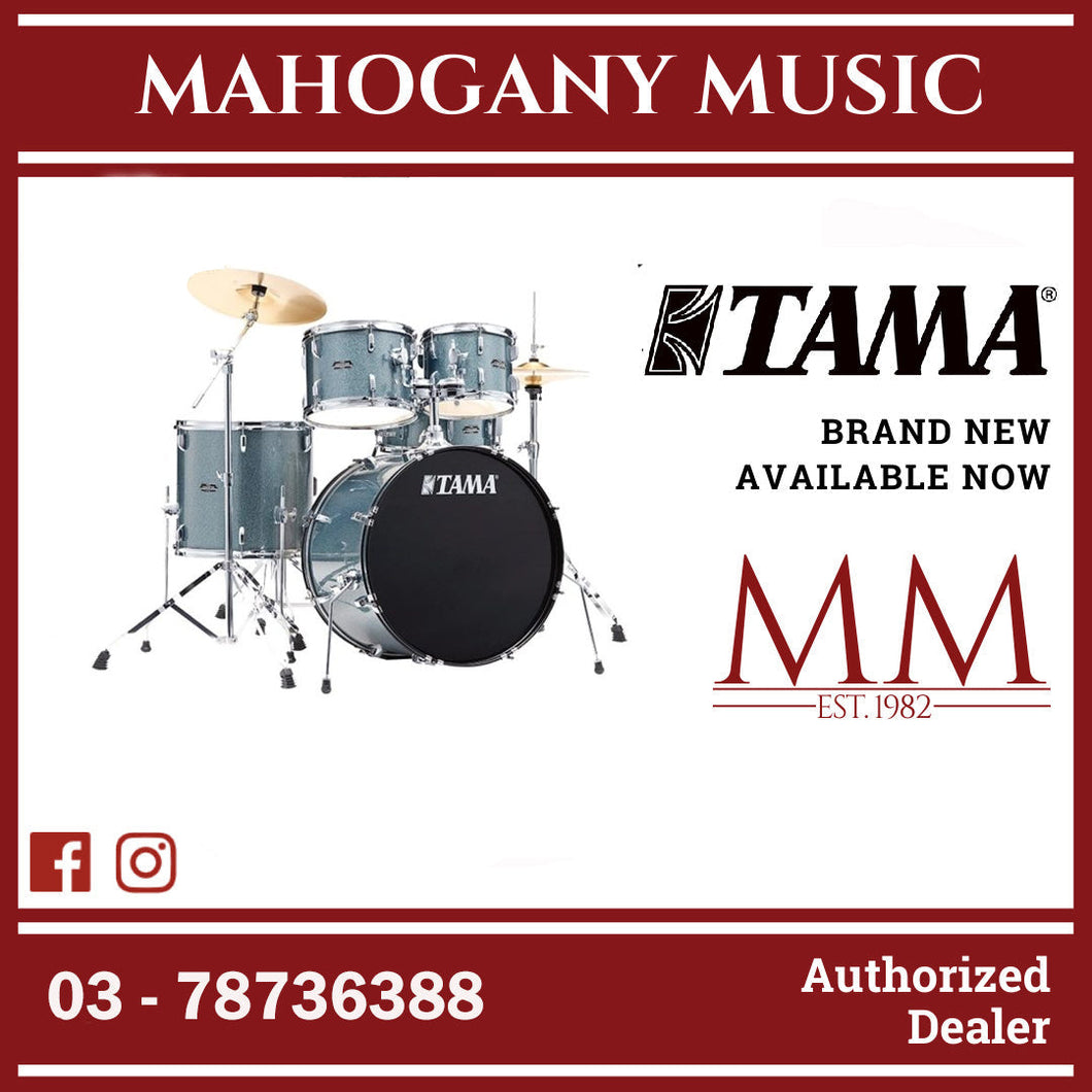 Tama ST52H6-SEM Stagestar Series 5-Piece Drum Set, Sea Blue Mist