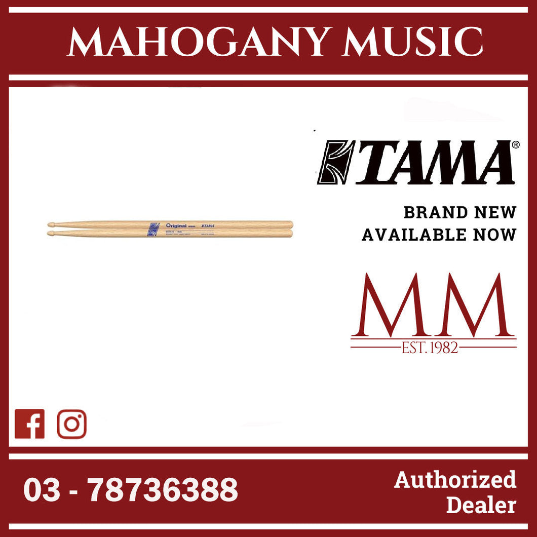 Tama O214-S Original Series 5A Japanese Oak Drumsticks, Small Tip