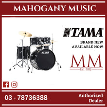 Tama ST50H6-BNS Stagestar Series 5-Piece Drum Set, Black Night Sparkle