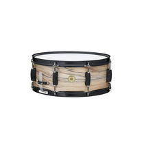 TAMA WP1465BK-NZW Woodworks 14X6.5in Snare Drum, Nat Zebrawood Wrap