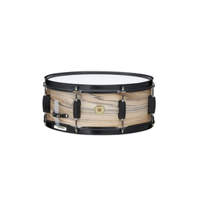 TAMA WP1465BK-NZW Woodworks 14X6.5in Snare Drum, Nat Zebrawood Wrap
