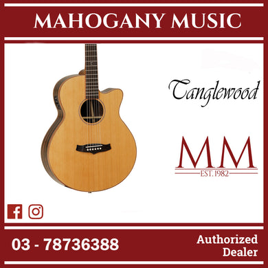 Tanglewood TJ4 CE Java Series Super Folk Acoustic-Electric Guitar with Solid Cedar Top