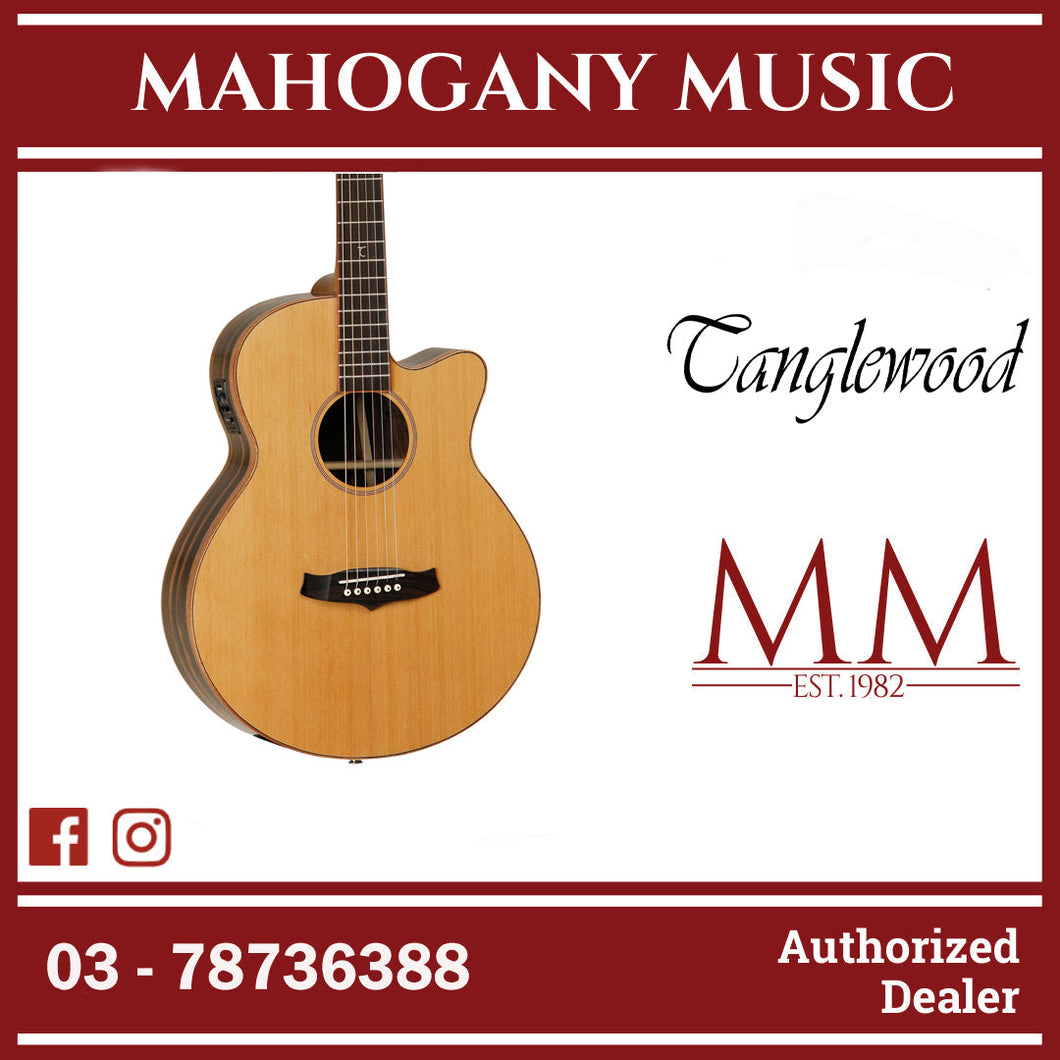 Tanglewood TJ4 CE Java Series Super Folk Acoustic-Electric Guitar with Solid Cedar Top
