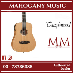 Tanglewood TR2 E Roadster II Travel Size Acoustic-Electric Guitar with EQ and Padded Gig Bag