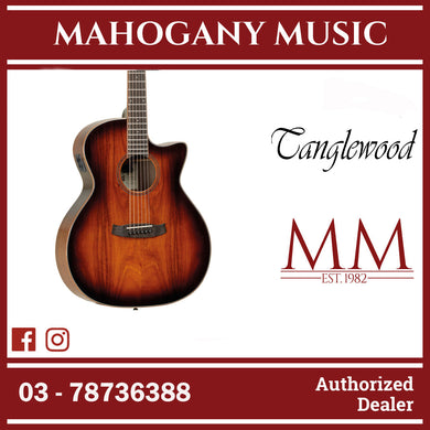 Tanglewood TW6 CE KOA Winterleaf Exotic Grand Auditorium Acoustic-Electric Guitar