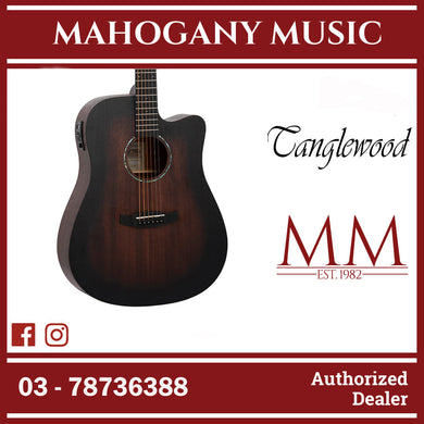 Tanglewood TWCR DCE Crossroads Dreadnought Cutaway Acoustic-Electric Guitar