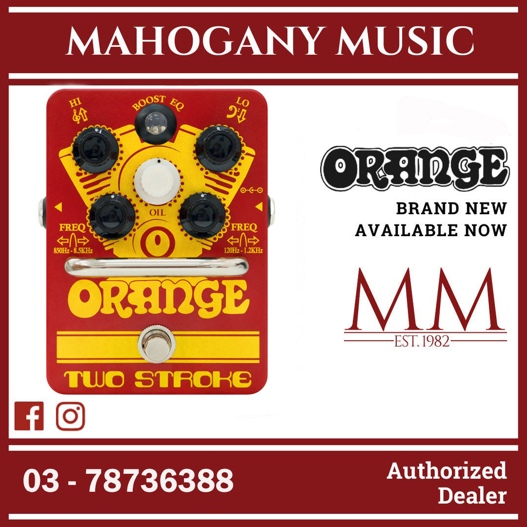 Orange Two Stroke Boost EQ Pedal