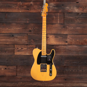 [PREORDER] Fender American Ultra Luxe Vintage 50s Telecaster Electric Guitar, Maple FB, Butterscotch Blonde