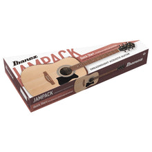 Ibanez V50LNJP-OPN Jampack Series Left-Handed Acoustic Guitar Package, Open Pore Natural