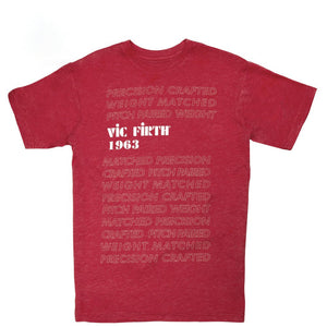 Vic Firth VAT0032-LE Limited Edition1963 Red Graphic Tee, Size M