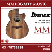 Ibanez VC40WSCE-OPB V Series Acoustic Electric Guitar, Open Pore Brown