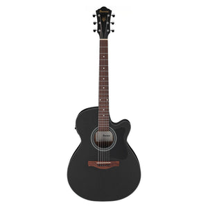 Ibanez VC44CE-WK V Series Acoustic Electric Guitar, Weathered Black Open Pore