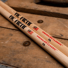 Vic Firth 7A American Classic Series 7A Drumsticks, Natural