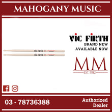 Vic Firth 5BPG American Classic Series 5B PureGrit Drumsticks, Natural