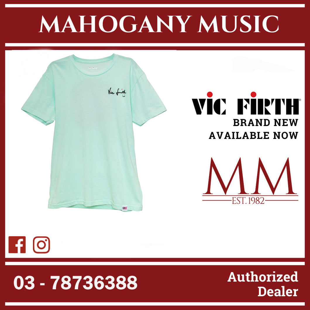 Vic Firth Limited Edition Neo Mint Signature Tee, Large
