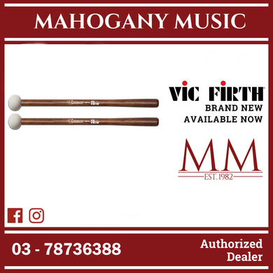 Vic Firth MB2S Corpsmaster Marching Bass, Medium Head, Soft Mallets