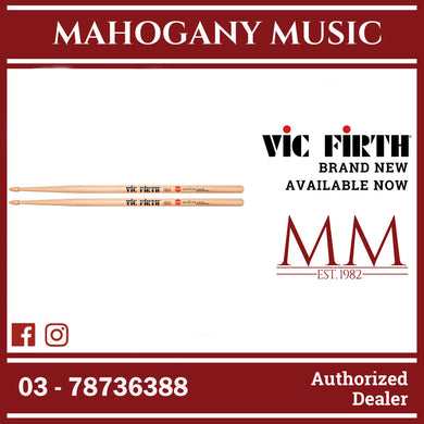 Vic Firth MJC2 Modern Jazz Collection Series Drumsticks, Wood Tip
