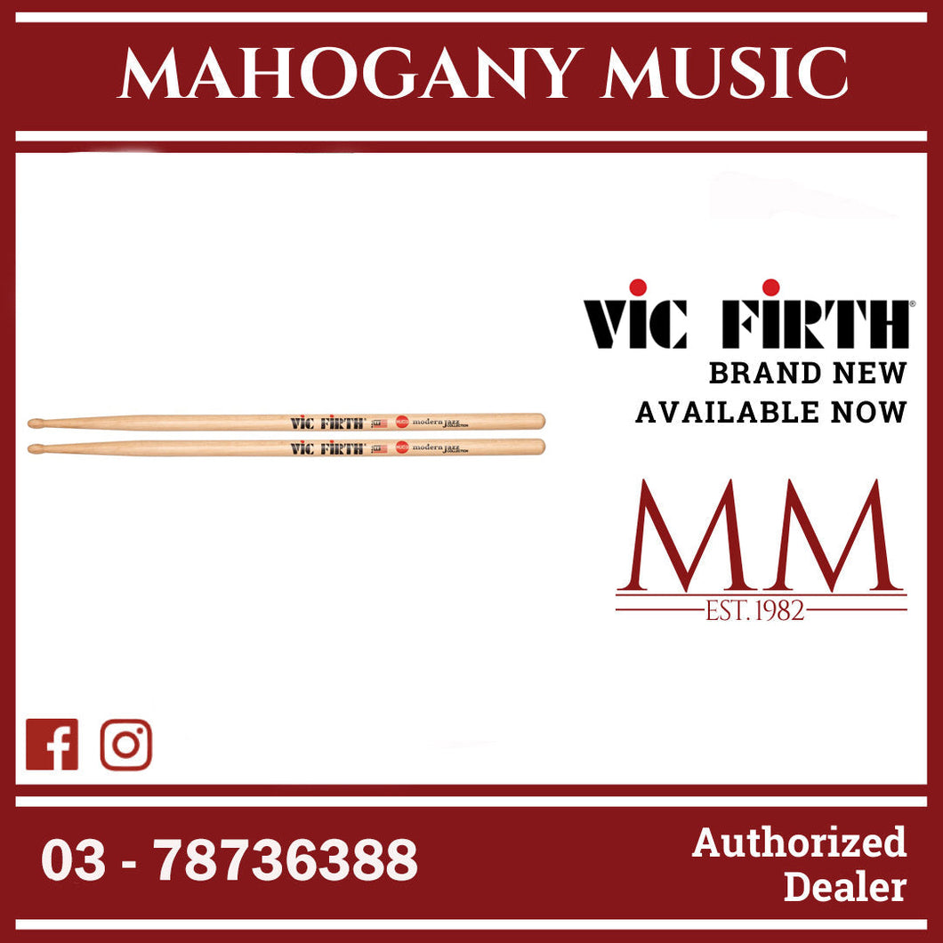 Vic Firth MJC3 Modern Jazz Collection Series Drumsticks, Wood Tip