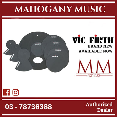 Vic Firth MUTEPP3 Drum & Cymbal Mute Prepack – 12”, 13”, 14”, 16″, 22″, Hihat and Cyambals